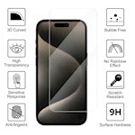 Vmax härdat glas 2,5D Normal Clear Glass för iPhone 15 Pro Max 6,7″
