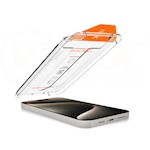 Vmax härdat glas enkel montering 2,5D normalt glas för iPhone 15 Plus 6,7″