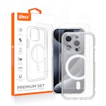 Vmax set Mag-fodral + glas 2,5D premium för iPhone 12 Pro 6,1"