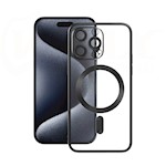 Vmax Electroplating Mag TPU-fodral för iPhone 15 Plus 6,7" svart