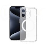 Vmax Acrylic Anti-drop Mag-fodral för iPhone 15 Pro Max 6,7" transparent