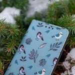 Smart Trendy Winter Birds-fodral till Xiaomi Redmi 9C