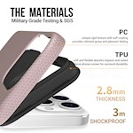 Vmax Triangle-fodral för iPhone 13 Pro Max 6,7" roséguld