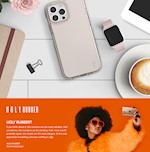 Ugly Rubber Vogue fodral för iPhone 6G / 7G / 8G / SE 2 / SE 3 klar