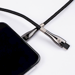 För alltid slank kabel USB-C – USB-C 1,0 m 60W svart