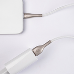 Forever Sleek sladd USB – USB-C 1,0 m 3A vit