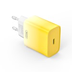 XO-väggladdare CE18 PD 30W 1x USB-C gulvit + kabel USB-C – Lightning