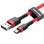 Baseus-kabel Cafule USB – micro USB 1,0 m 2,4 A röd