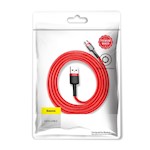 Baseus-kabel Cafule USB – micro USB 1,0 m 2,4 A röd