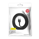 Baseus sladd Cafule USB – micro USB 1,0 m 2,4A grå-svart