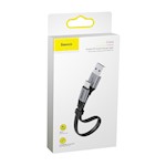 Baseus kabel Nimble USB – USB-C 23 cm 5A grå-svart 40W