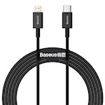 Baseus kabel Superior PD USB-C – Lightning 2,0 m svart 20W
