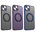 Mag Ring Roterande fodral för iPhone 14 6,1" svart