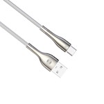 Forever Sleek sladd USB – USB-C 1,0 m 3A vit