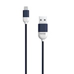 PANTONE MFi-kabel USB – Lightning 1,5 m 2,4A PT-LCS001-5 Marinblå 2380C