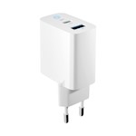 För evigt TC-06-33AC GaN PD QC-laddare 1x USB-C 1x USB 33W vit