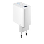 För evigt TC-06-65AC GaN PD QC-laddare 1x USB-C 1x USB 65W vit