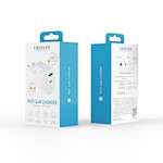 För evigt TC-06-45AC GaN PD QC-laddare 1x USB-C 1x USB 45W vit