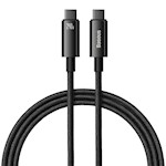 Baseus sladd Tungsten PD USB-C – USB-C 1,0 m svart 240W