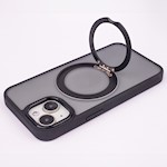 Mag Ring Roterande fodral för iPhone 16 6,1 tum svart
