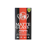 6D matt härdat glas för Xiaomi Redmi Note 8 Pro / Oppo A9 med svart ram
