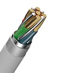 Devia kabel Kintone EC151 USB-C – USB-C 1,0 m 3A vit