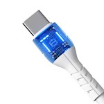Devia kabel Kintone EC151 USB-C – USB-C 1,0 m 3A vit set 30 st