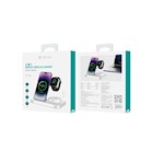 Devia trådlös laddare 3in1 Smart 15W vit med lampa
