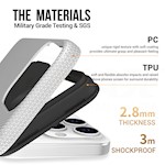 Vmax Triangle fodral för Samsung Galaxy S24 Plus silver