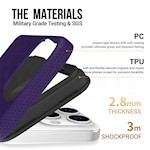 Vmax Triangle fodral till Samsung Galaxy A15 4G / A15 5G mörklila