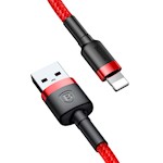 Baseus kabel Cafule USB – Lightning 1,0 m 2,4 A röd