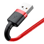 Baseus kabel Cafule USB – Lightning 1,0 m 2,4 A röd