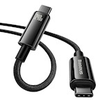 Baseus sladd Tungsten PD USB-C – USB-C 3,0 m svart 240W
