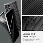 Spigen Core Armor fodral till Samsung Galaxy S24 Ultra matt svart