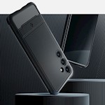 Spigen Rugged Armor fodral till Samsung Galaxy S24 mattsvart