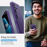 Spigen Liquid Air case for Samsung Galaxy S24 deep purple