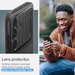 Spigen Optik Armor-fodral för Samsung Galaxy S24 i svart