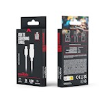 Maxlife-kabel USB – Lightning 0,5 m 2A vit