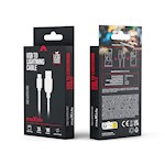 Maxlife kabel USB – Lightning 1,0 m 2A vit