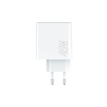 Maxlife MXTC-07-45AC PD QC-laddare 1x USB-C 1x USB 45W vit