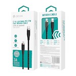 Devia kabel Star EC418 PD USB-C – Lightning 1,5 m 27W 3A svart