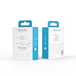 För evigt kabel USB – USB-C 1,0 m 2A vit