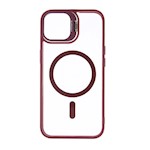 Extra linsfodral för iPhone 16 6,1″ i vinröd
