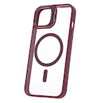 Extra linsfodral för iPhone 16 6,1″ i vinröd