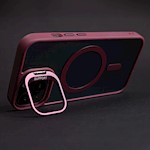 Extra linsfodral för iPhone 16 6,1″ i vinröd