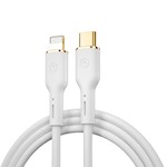 WIWU-kabel YQ01 USB-C – Lightning 30W 1,2 m vit