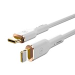 WIWU-kabel YQ01 USB-C – Lightning 30W 1,2 m vit