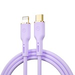 WIWU-kabel YQ01 USB-C – Lightning 30W 1,2 m lila