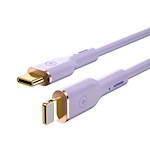 WIWU-kabel YQ01 USB-C – Lightning 30W 1,2 m lila