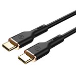 WIWU-kabel YQ02 USB-C – USB-C 100W 1,2 m svart